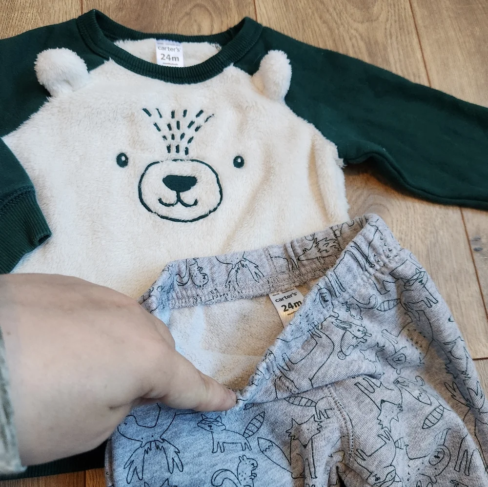 24m Carter's Boys Bear Outfit Set - Picture 3 of 3